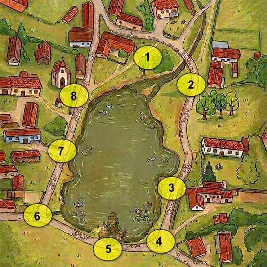 Hra okolo rybníka